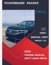 VOLKSWAGEN PASSAT 2022 OWNERS MANUAL